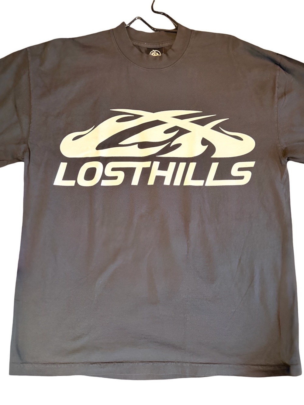 Lost Hills ‘Classic Logo’ Men's Black Graphic Logo T-Shirt